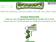 Tablet Screenshot of ecosect.nl